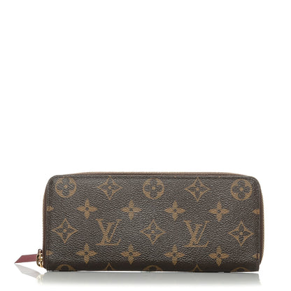 Louis Vuitton Monogram Clemence Wallet Fuchsia 1 of 6