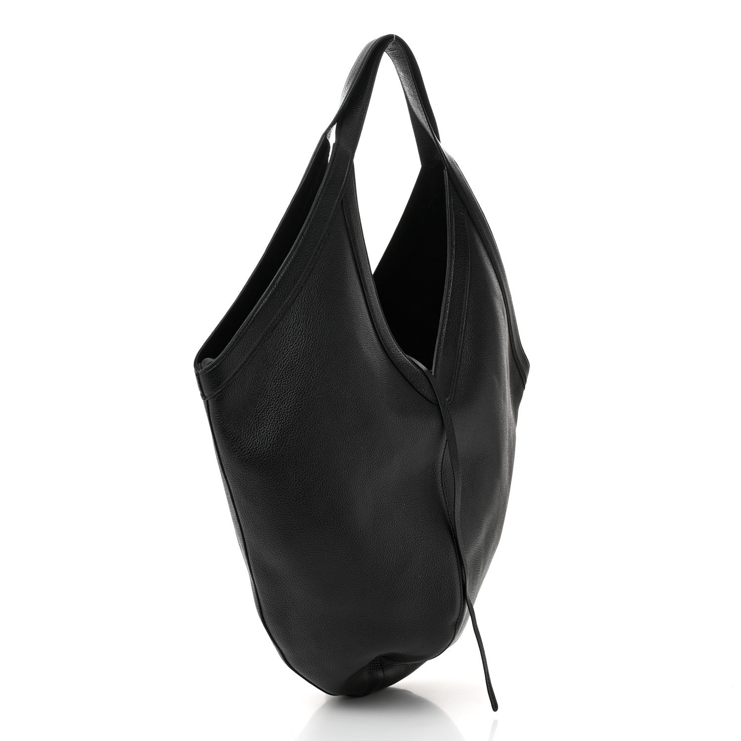 Mansur Gavriel Calfskin Soft M Hobo Black 3 of 10