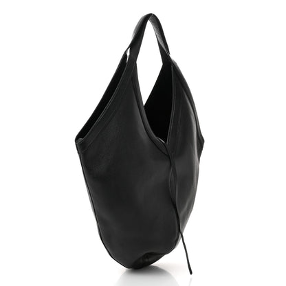 Mansur Gavriel Calfskin Soft M Hobo Black 3 of 10