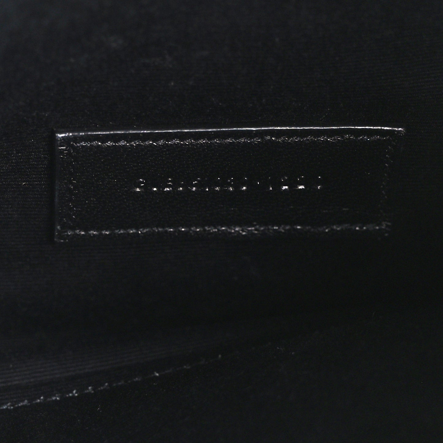 Grain De Poudre Textured Mixed Matelasse Triquilt Monogram Clutch Black