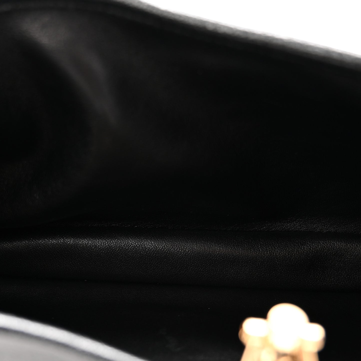 Goatskin Medium Slim Jackie Shoulder Bag Black