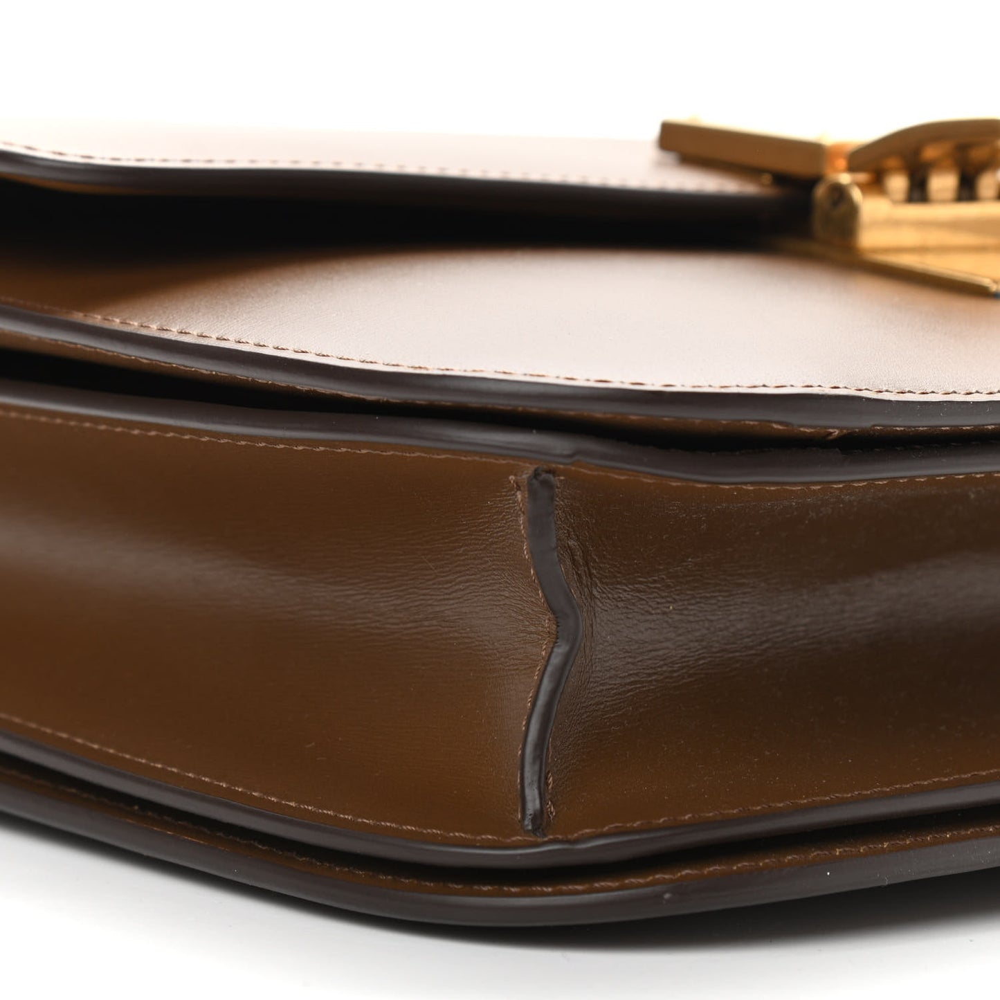 Box Calfskin Medium Classic Box Flap Bag Camel
