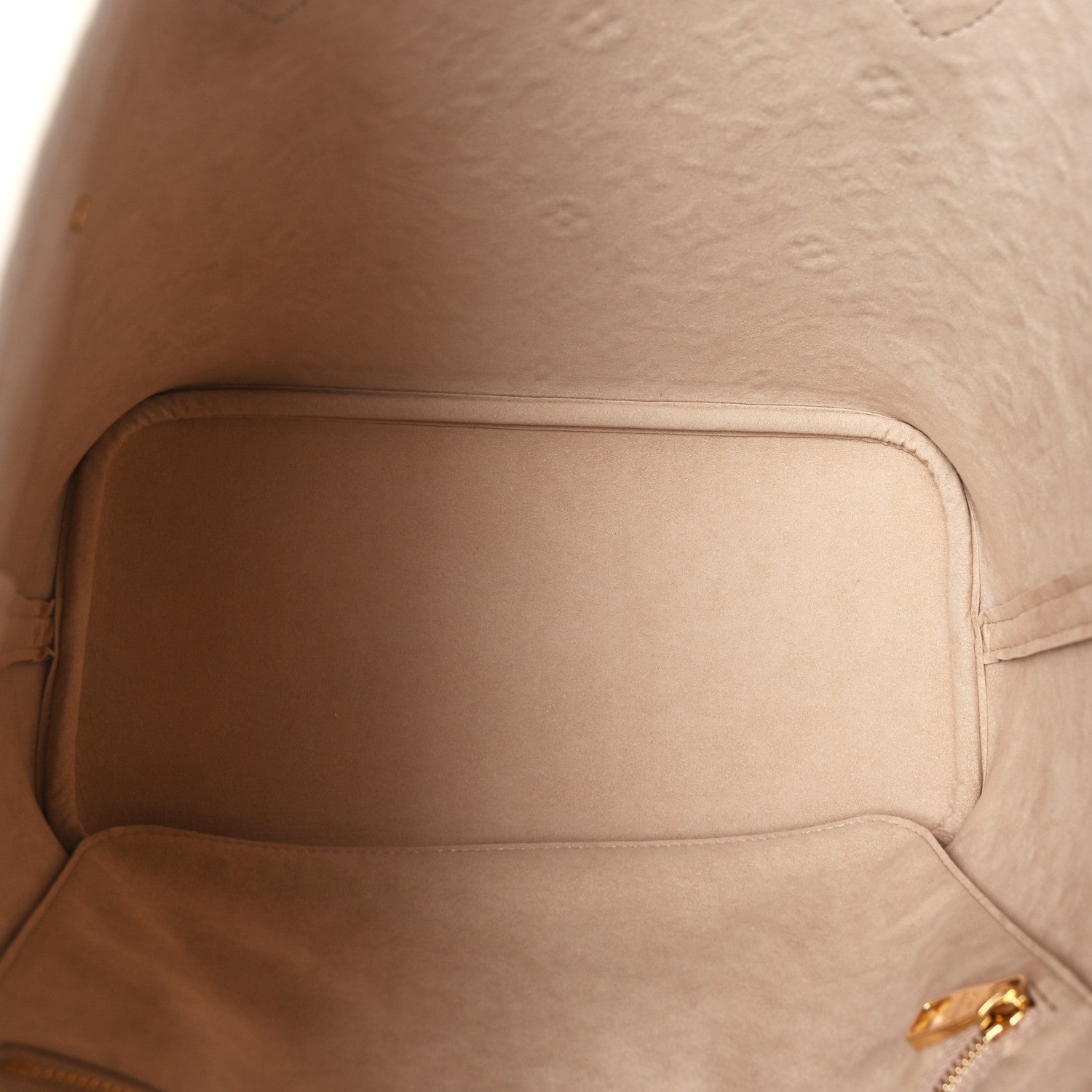 Louis Vuitton Empreinte Monogram Spring In The City Neverfull MM Kaki Beige Cream 6 of 9