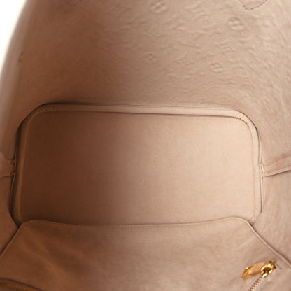 Louis Vuitton Empreinte Monogram Spring In The City Neverfull MM Kaki Beige Cream 6 of 9
