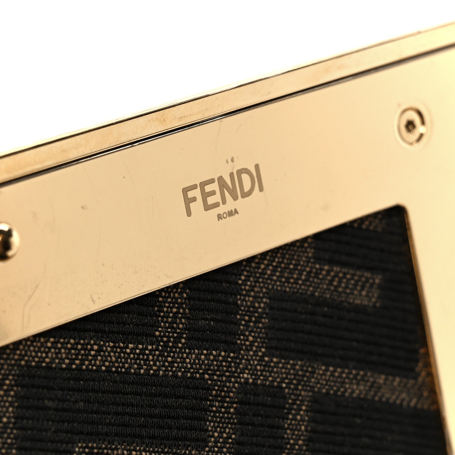 FENDI 訳あり Fendi Shearling Small Fendi First Ghiaccio Oro Soft 1816277