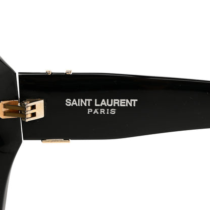 Saint Laurent Round SL M1 Sunglasses Black 7 of 8