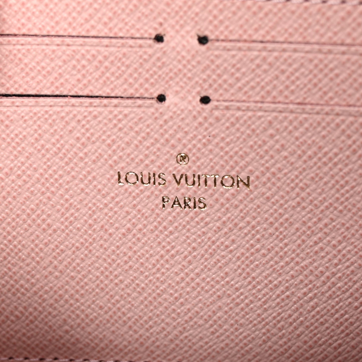 Monogram Clemence Wallet Rose Ballerine