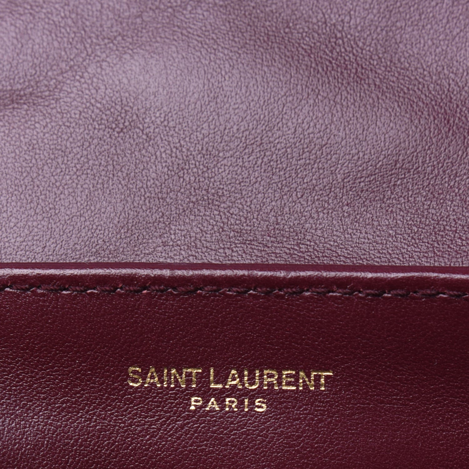 Saint Laurent Calfskin Y Quilted Monogram Toy Loulou Monogram Crossbody Bag Rouge Legion 5 of 15