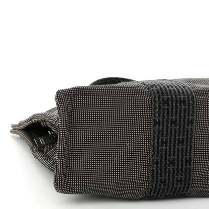 Hermes Canvas Herline PM Tote Grey 8 of 9