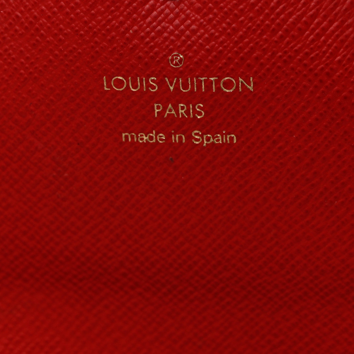 Louis Vuitton Damier Ebene Josephine Wallet Red 6 of 9