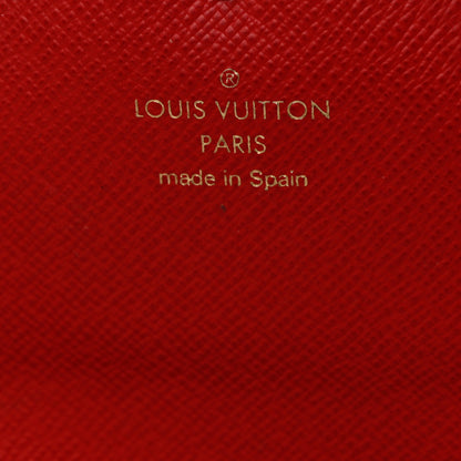 Louis Vuitton Damier Ebene Josephine Wallet Red 6 of 9