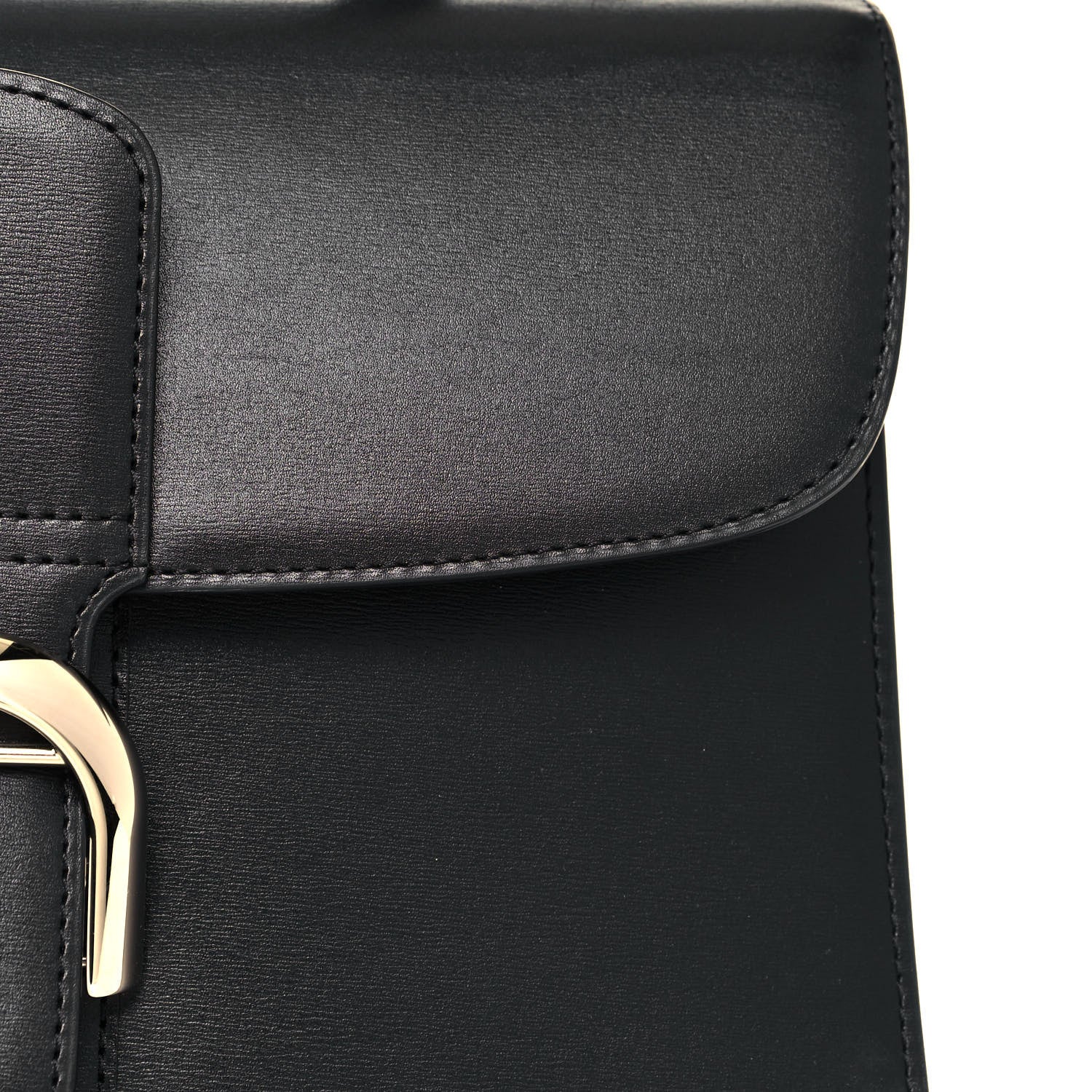 Delvaux Grained Calfskin MM Brillant Satchel Black 8 of 12