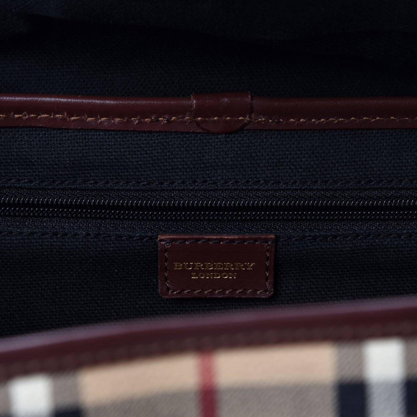 Haymarket Check Buckle Shoulder Bag Chocolate