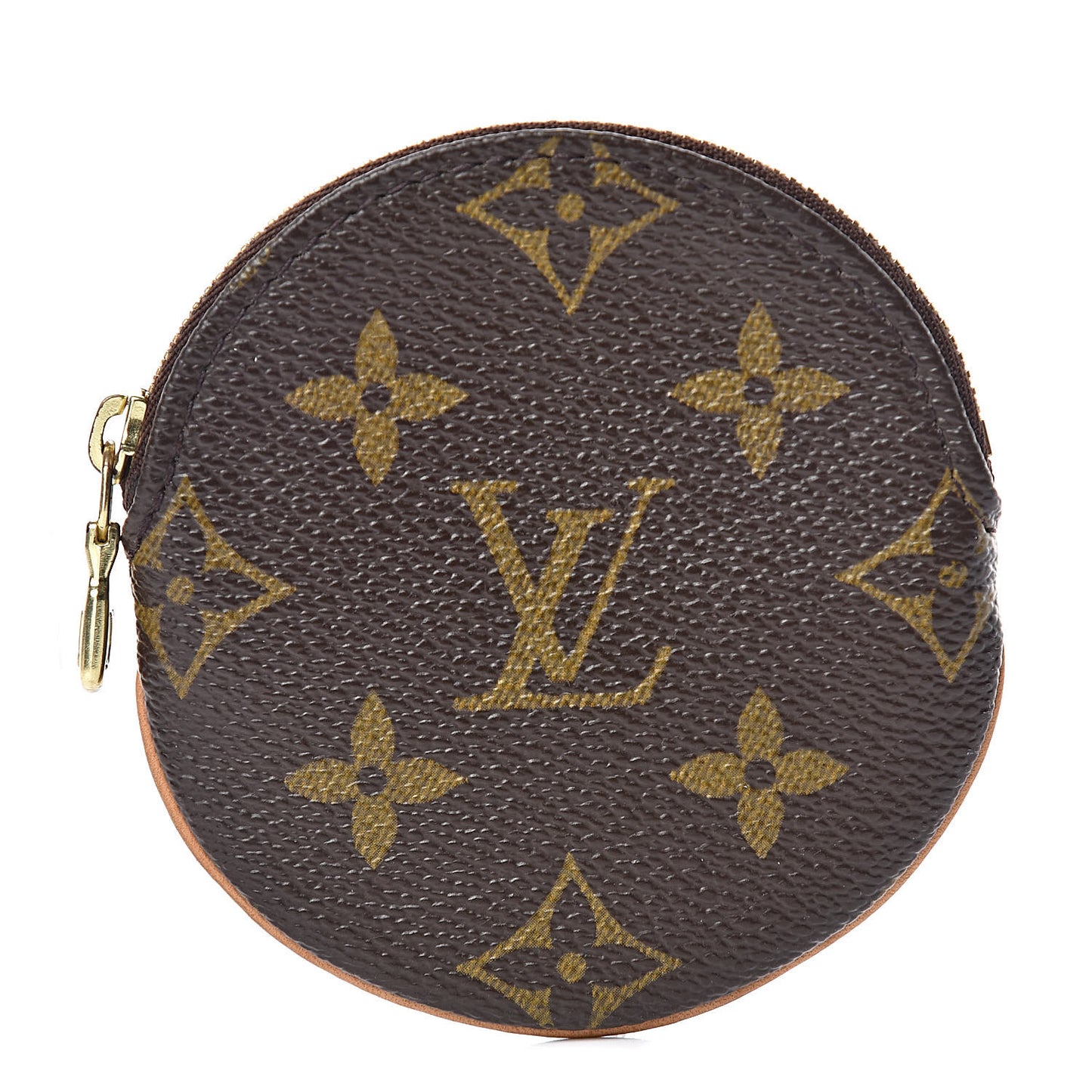 Monogram Round Coin Purse