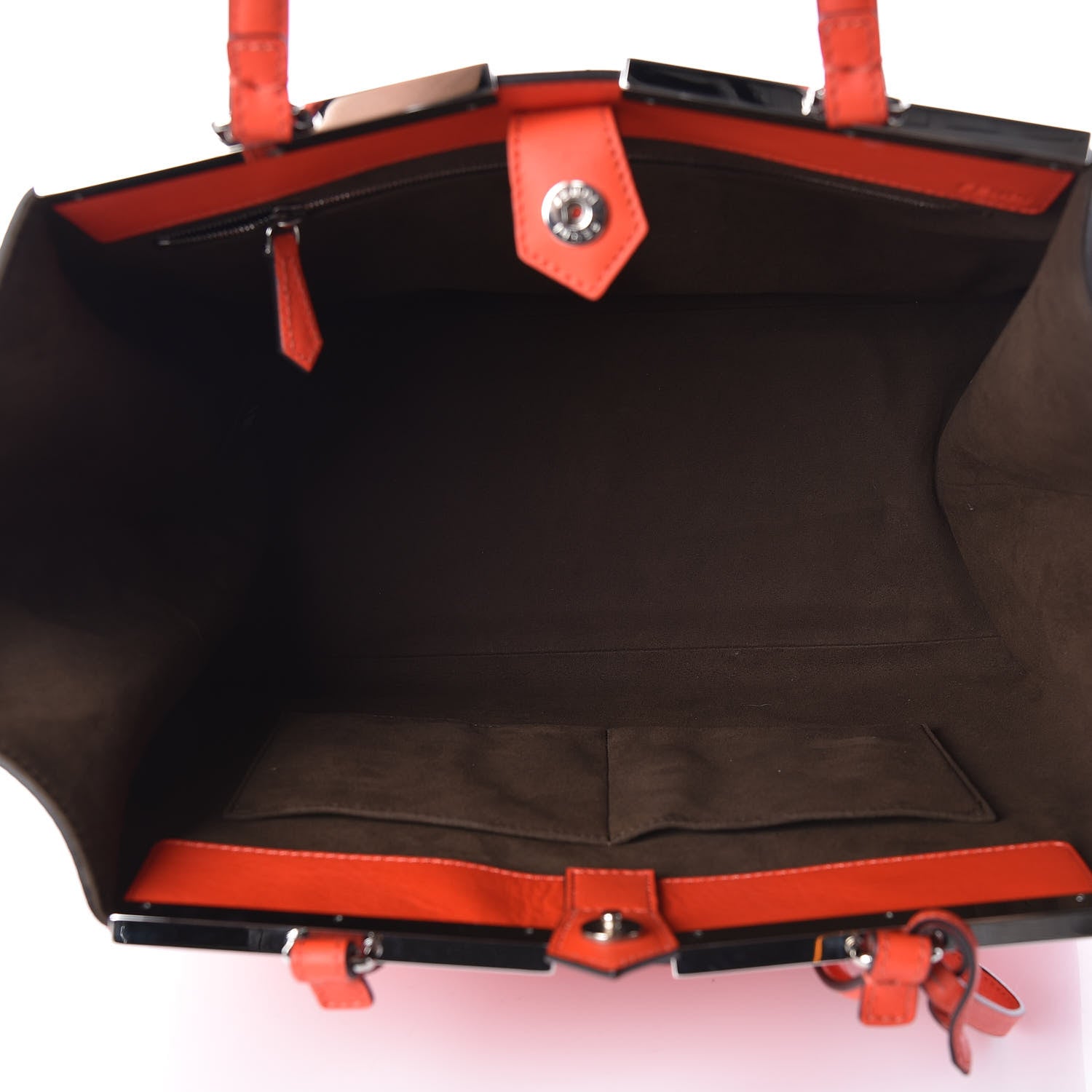 Fendi Vitello Elite Flamingo Large 3Jours Tote Papavero 7 of 13