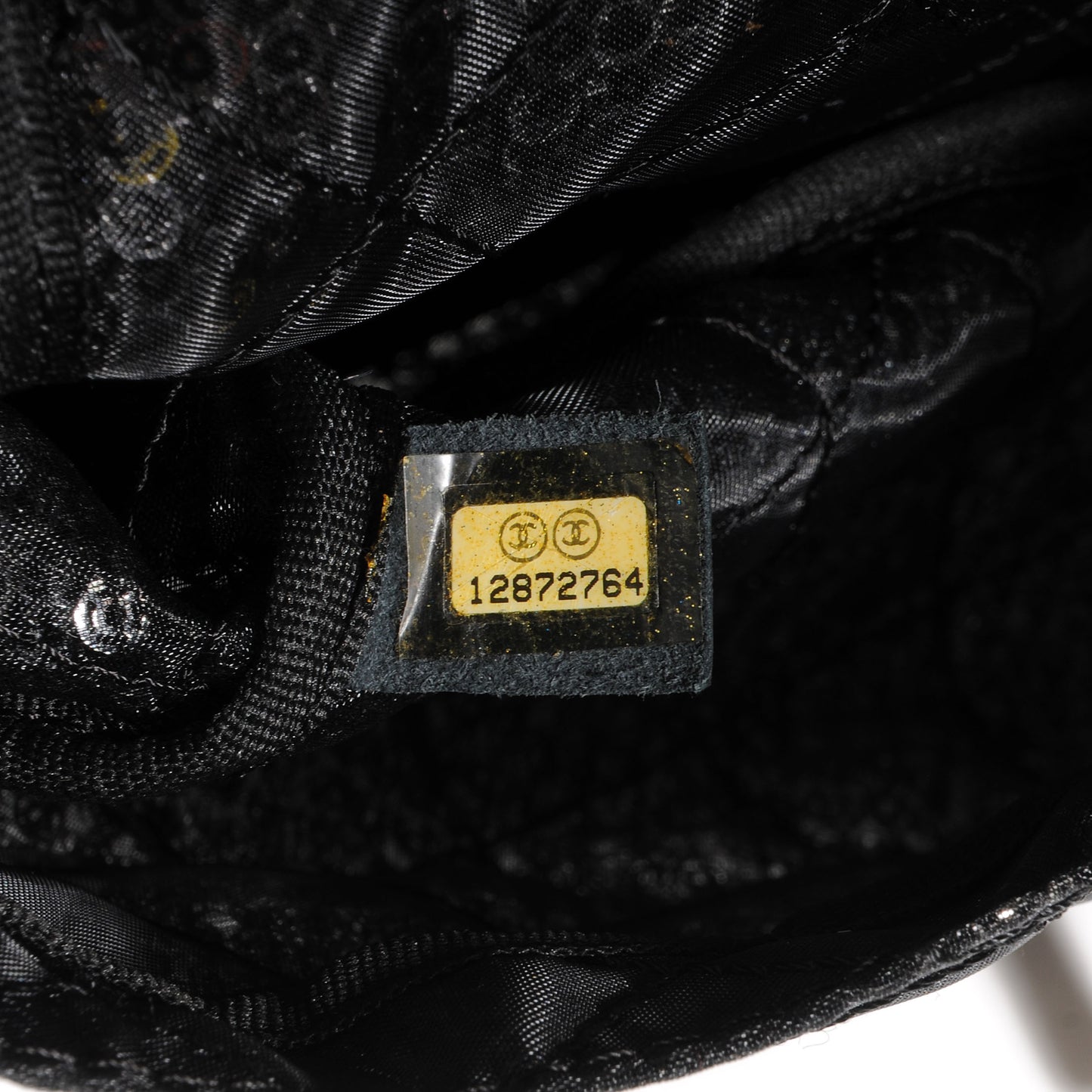 Hidden Sequin Maxi Flap Black