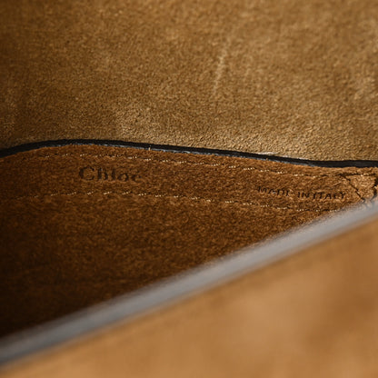 Chloe Suede Calfskin Shearling Small Marcie Saddle Bag Summery Beige 6 of 9