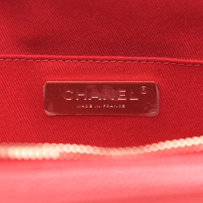 Chanel Caviar Quilted Waist Bag Red 6 of 10