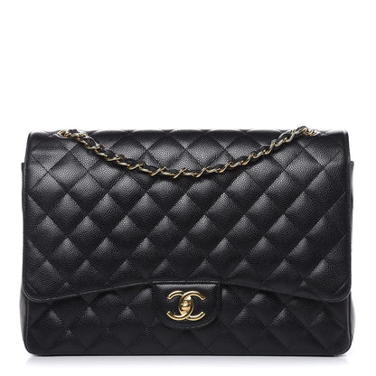 Chanel Caviar Quilted Maxi Double Flap Black 1 of 13