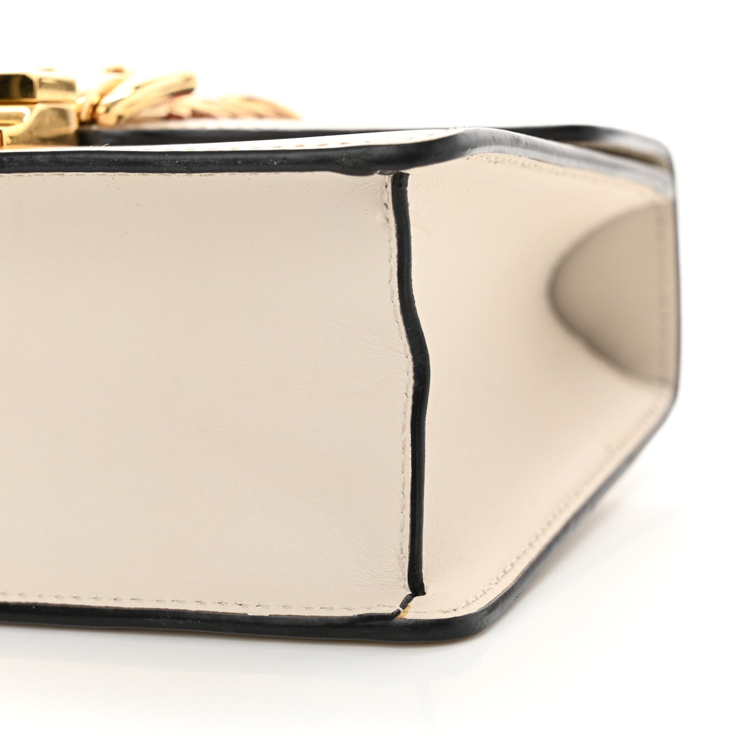 Gucci Calfskin Mini Sylvie Chain Shoulder Bag White 10 of 13