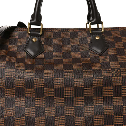 Louis Vuitton Damier Ebene Speedy Bandouliere 35 7 of 9