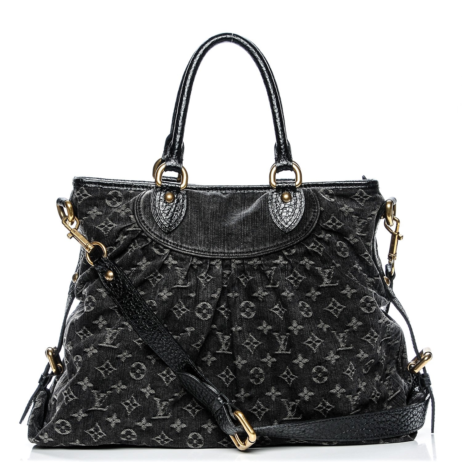 Louis Vuitton Denim Neo Cabby GM Black 1 of 6