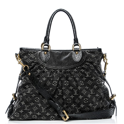 Louis Vuitton Denim Neo Cabby GM Black 1 of 6