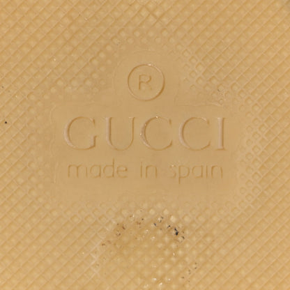 Gucci Monogram Matelasse GG Marmont Ankle Wrap Platform 35/120mm Espadrille Wedges 39 Beige Ebony Black Sand Storm 16 of 26