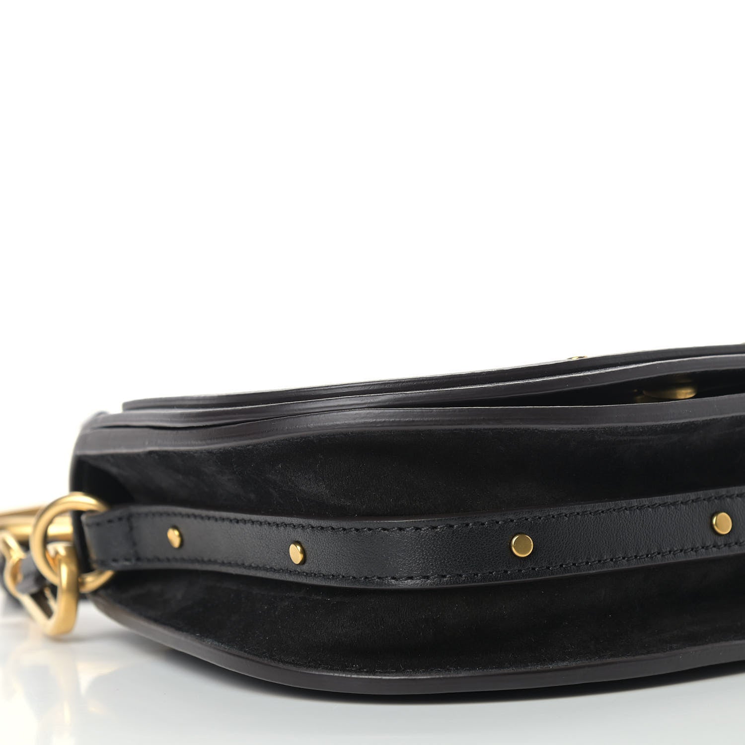Chloe Calfskin Small Nile Bracelet Bag Black 10 of 11