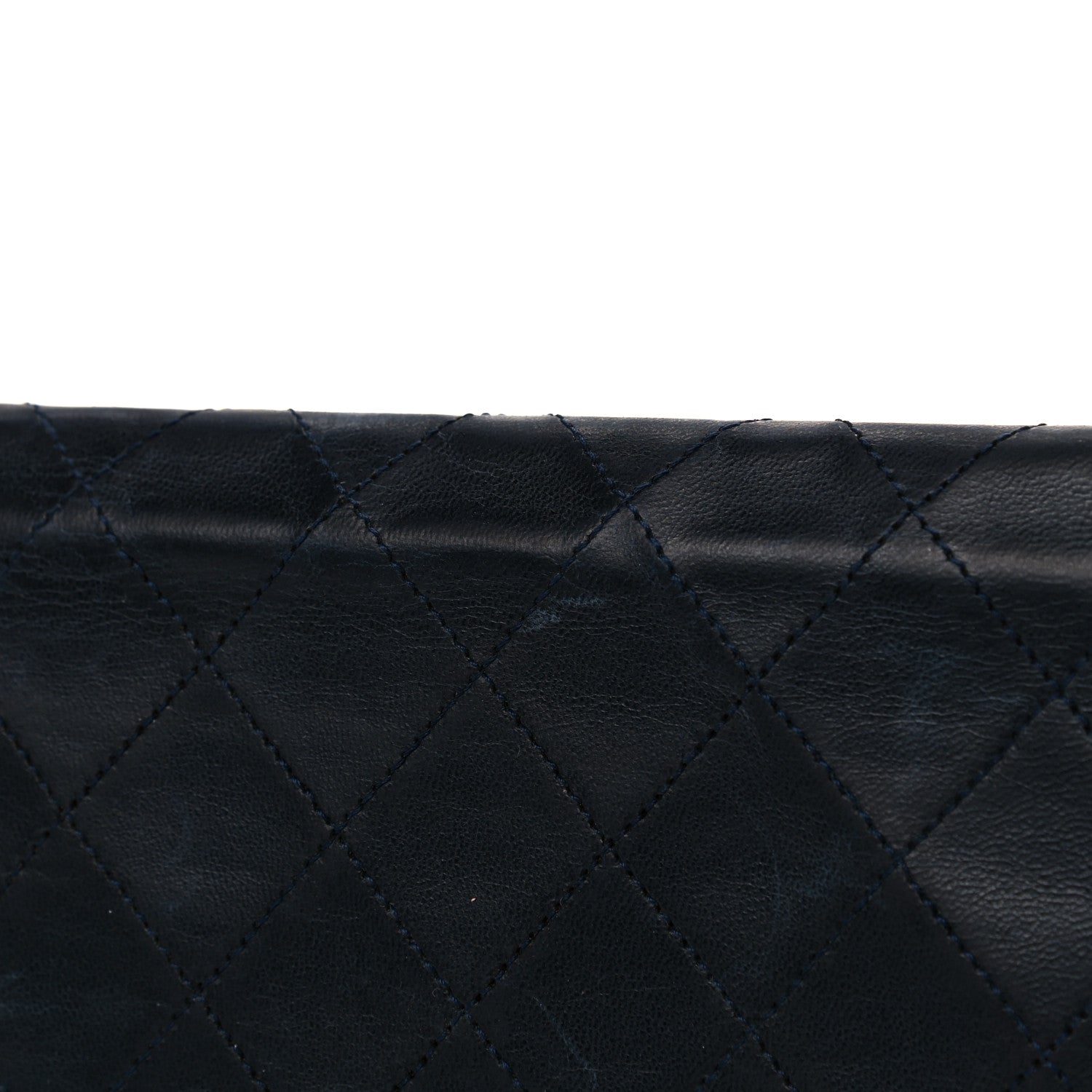 Chanel Lambskin Quilted Medium Single Flap Navy 25 of 25