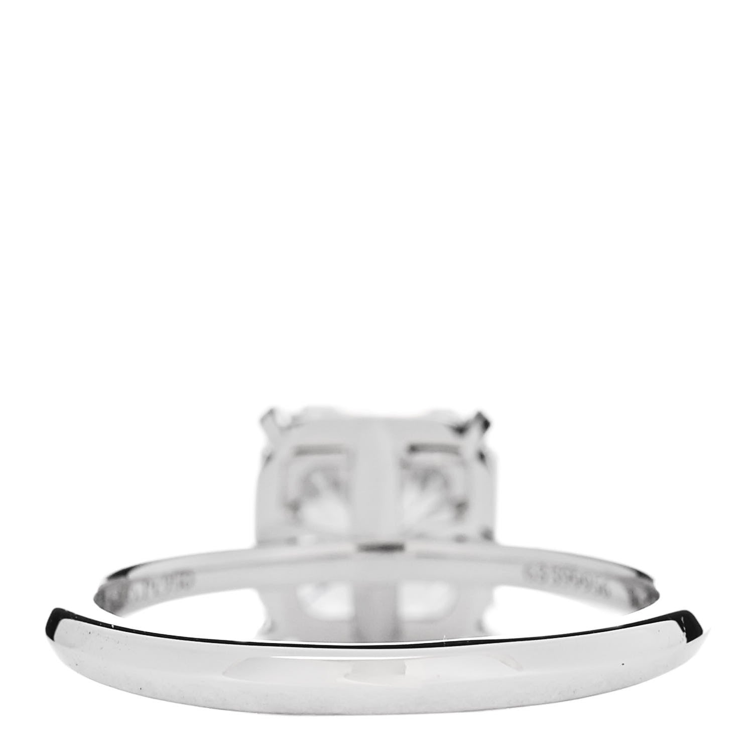 Tiffany Platinum Diamond 1.77ct True Engagement Ring 49 5 4 of 7
