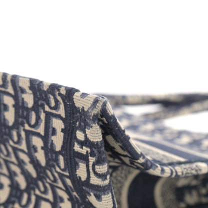 Christian Dior Oblique Medium Book Tote Blue Multicolor 5 of 12