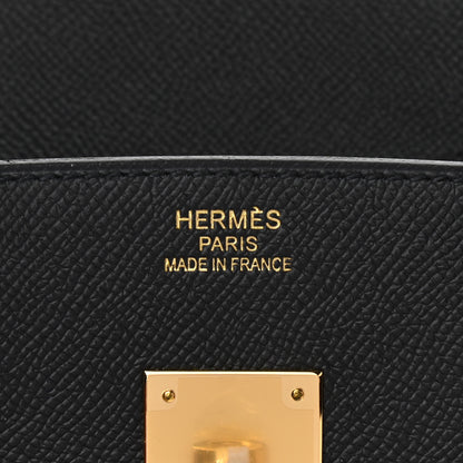 Hermes Epsom Birkin Sellier 35 Black 6 of 11