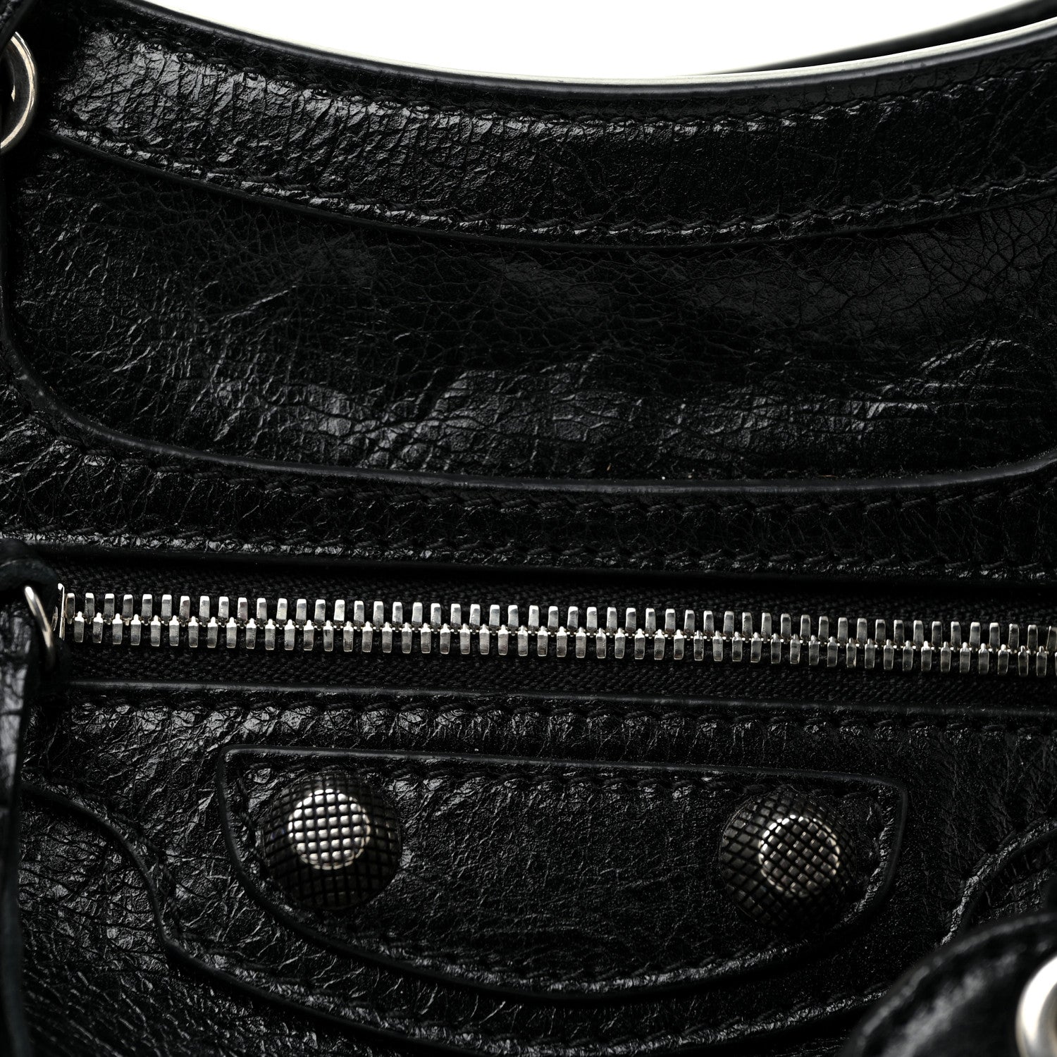 Balenciaga Agneau Arena Neo Cagole Handbag XS Black 6 of 8