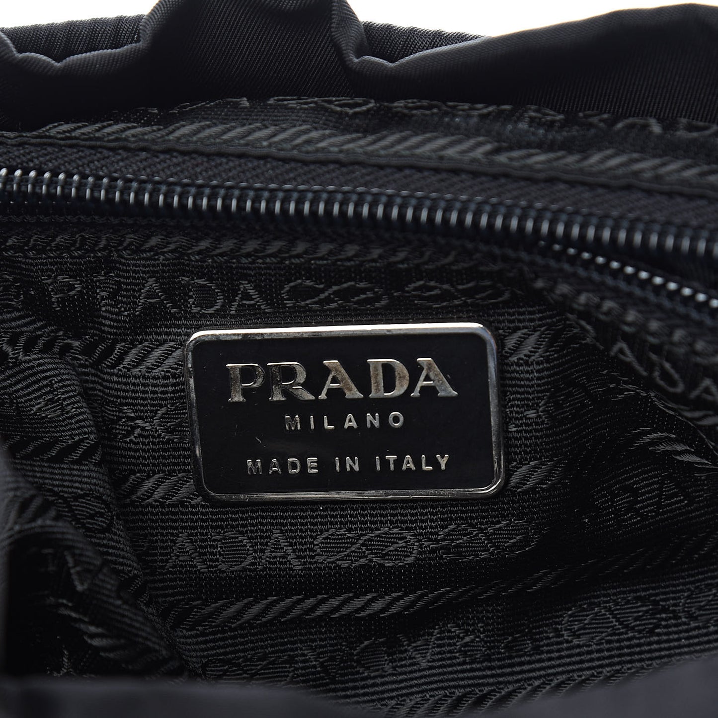 Nylon Vela Medium Backpack Black