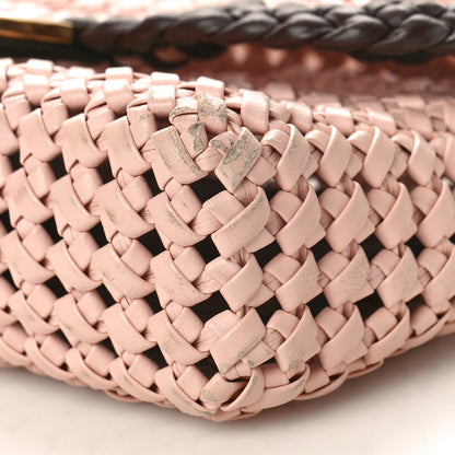 Fendi Nappa Intreccio Baguette Rosa Confetti Fondant 9 of 11