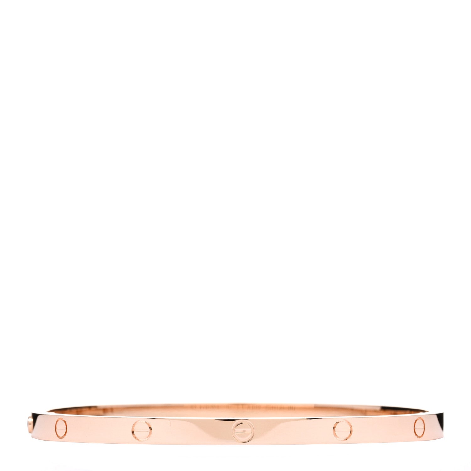 Cartier 18K Pink Gold Small LOVE Bracelet 16 2 of 4
