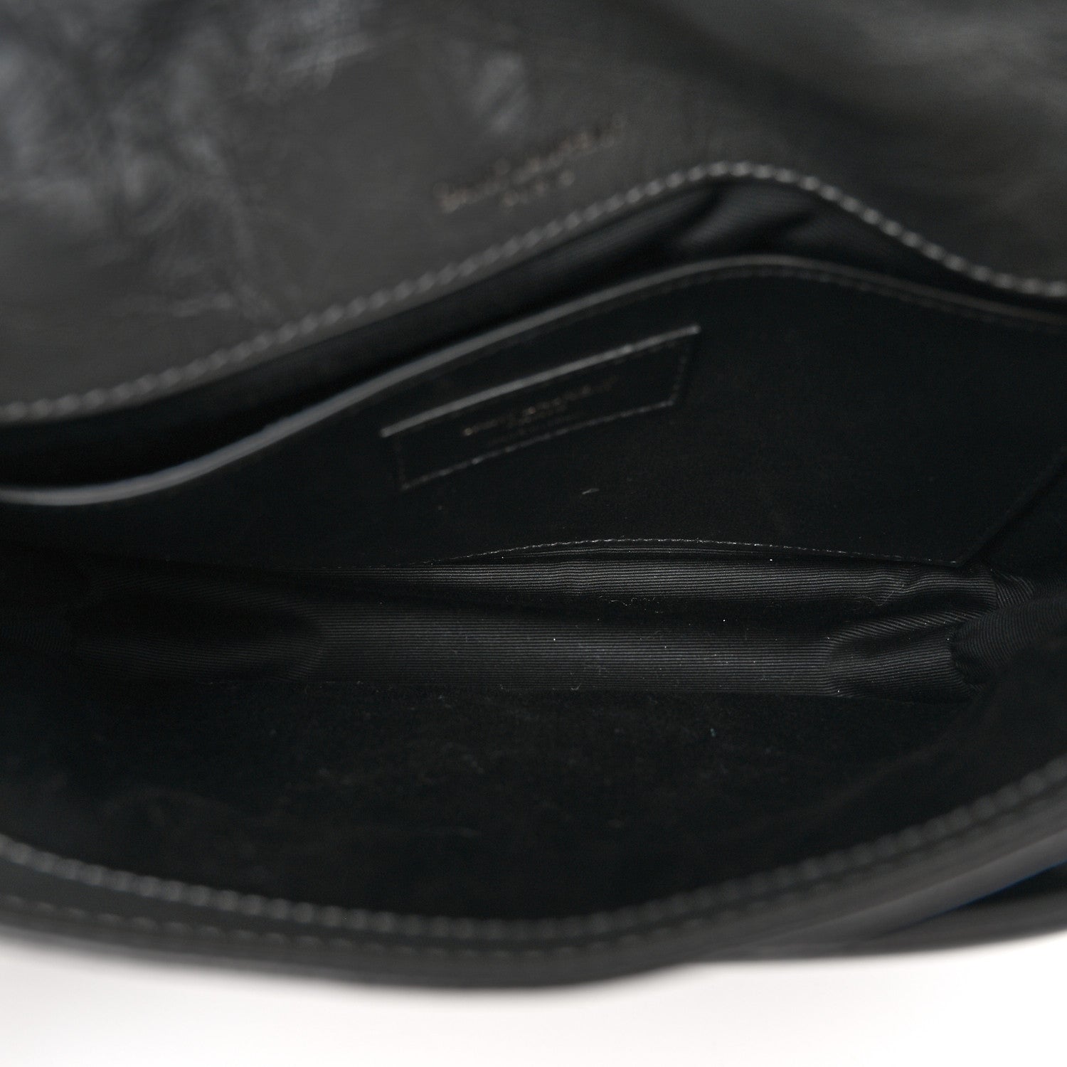 Saint Laurent Crinkled Calfskin Matelasse Monogram Baby Niki Chain Satchel Storm 5 of 10