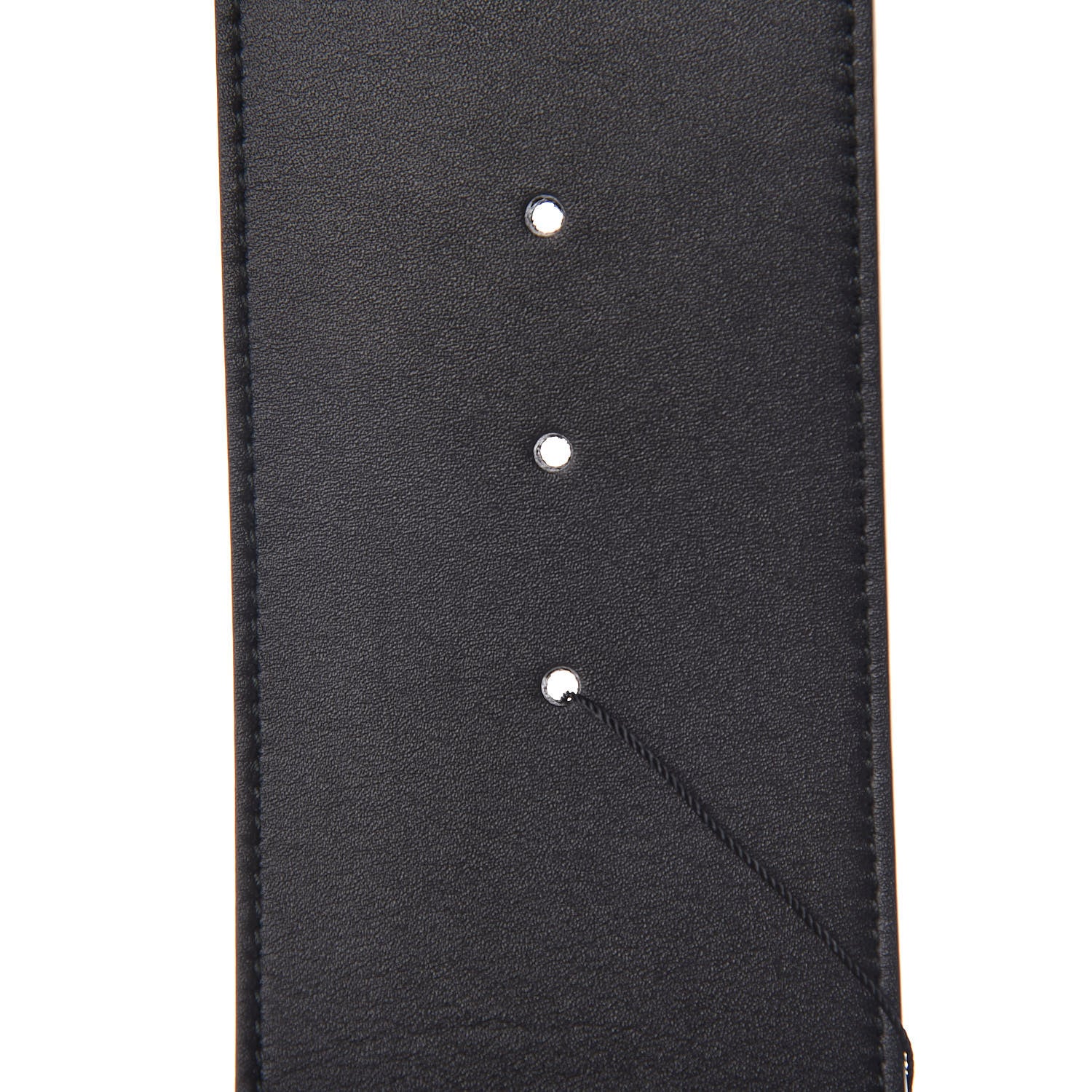 Gucci Calfskin Double G Wide Belt 75 30 Black 7 of 7