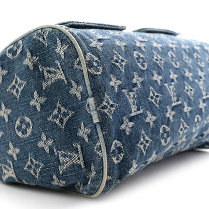 Louis Vuitton Monogram Denim Neo Speedy Blue 9 of 12