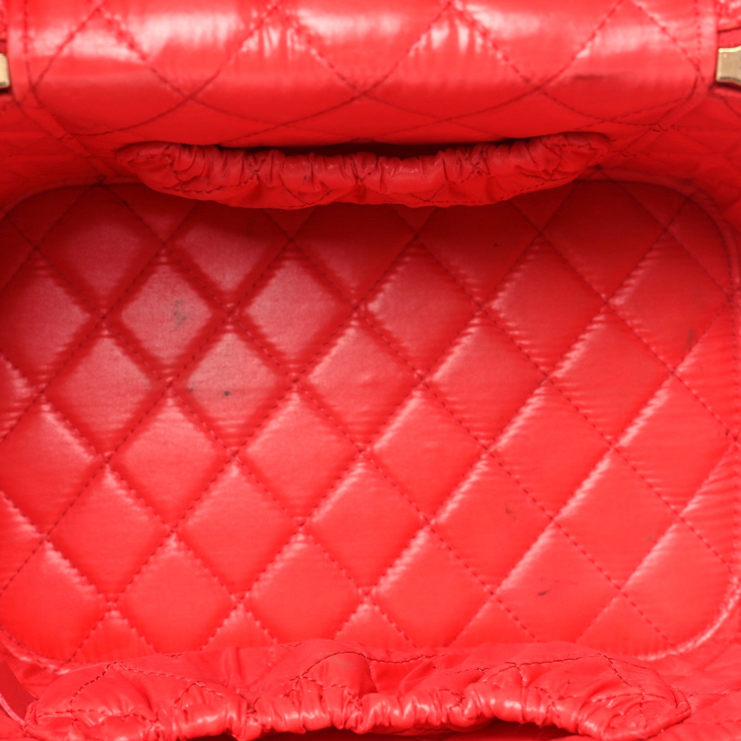 Chanel Caviar Quilted Large Vanity Pouch Red 6 of 12