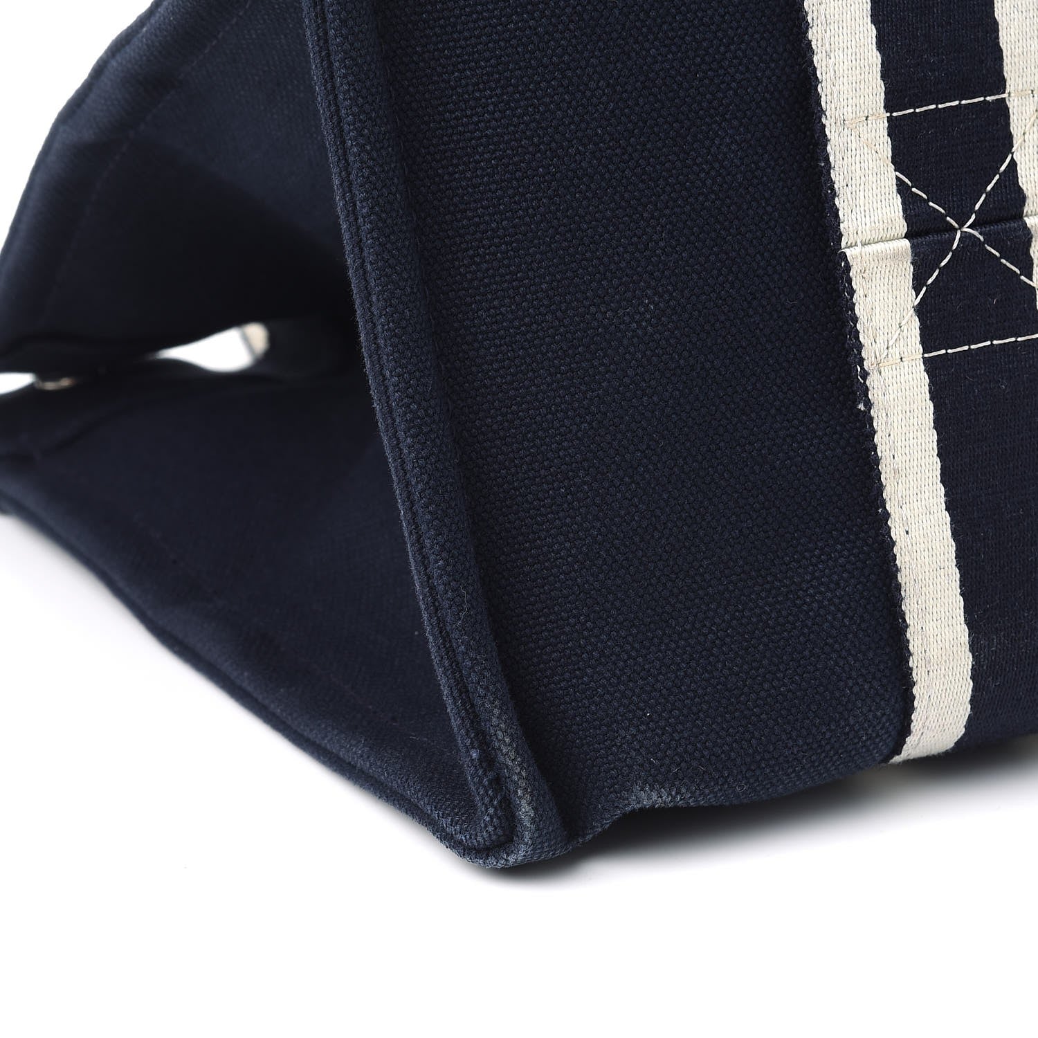 Hermes Canvas Fourre Tout PM Navy 18 of 20