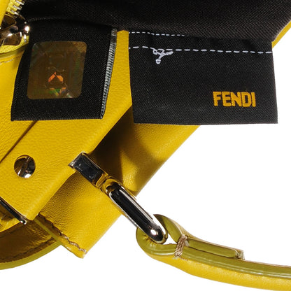 Fendi Nappa Mini Peekaboo Iconic Satchel Lime 7 of 11