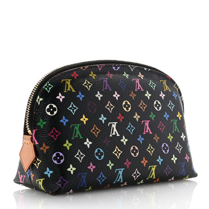 Louis Vuitton Monogram Multicolor Cosmetic Pouch Black Grenade 3 of 7