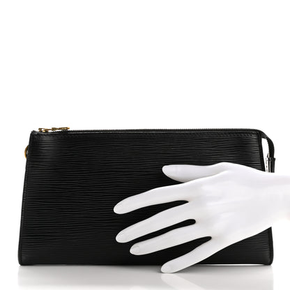 Louis Vuitton Epi Pochette Accessories 24 Black 2 of 9
