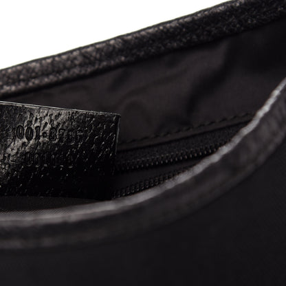 Gucci Canvas Calfskin Small Jackie O Hobo Black 7 of 10