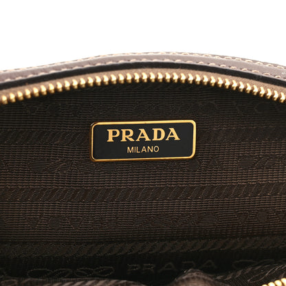 Prada Jacquard Logo Cosmetic Pouch Corda Bruciato 6 of 8