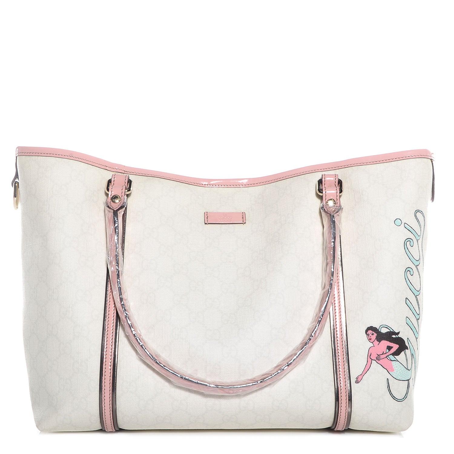Gucci GG Plus Monogram Mermaid Medium Joy Tote Pink 1 of 8