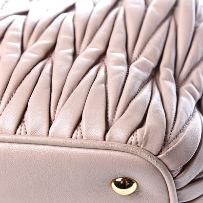 Miu Miu Nappa Matelasse Tote Cammeo 14 of 16