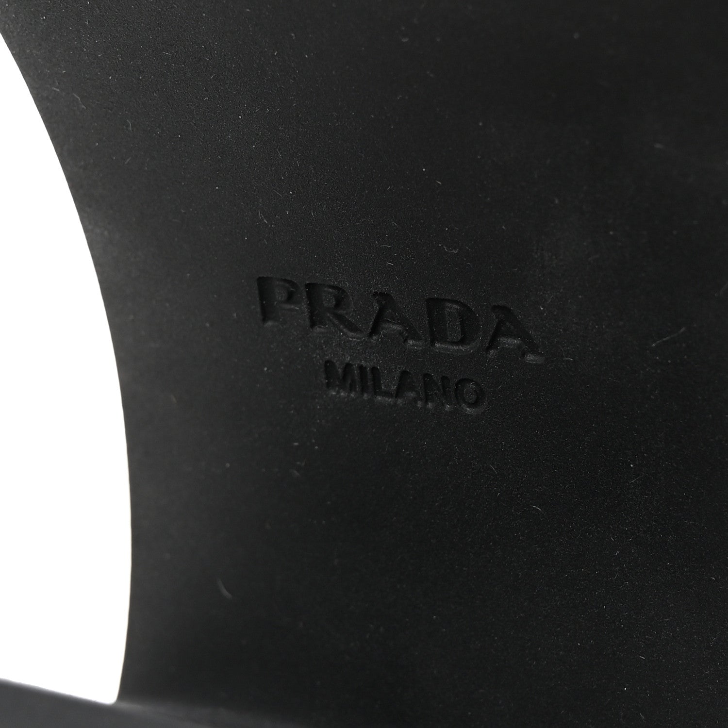 Prada Spazzolato Metal Triangle Logo 85mm Loafers 39.5 Black 7 of 10